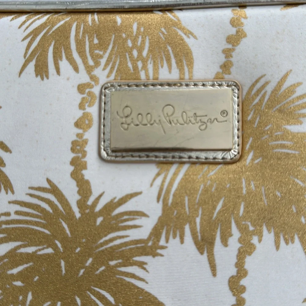 Lilly Pulitzer Gold Laptop Sleeve - Picture 2 of 5
